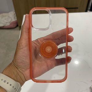 Otterbox + Popsocket 12 pro max case